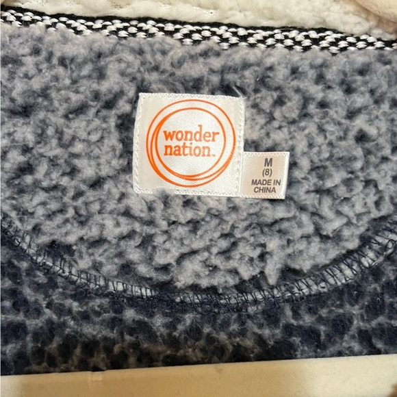 Wonder Nation Sherpa Kids Pullover - Picture 3 of 3